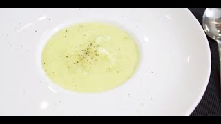 Crema vegana di patate e cetrioli  Chef Andrea Caporizzi  Saporie [upl. by Gittel]