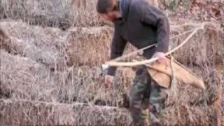 Making Primitive Archery Bows handmade bow and arrow [upl. by Lantz]