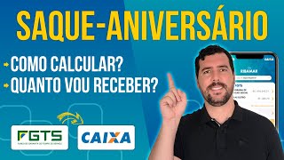 Qual o valor do SAQUEANIVERSÁRIO Como Calcular  FGTS 2023 [upl. by Sanbo745]