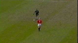 Di Canio goal West Ham vs Barthez FA CUP [upl. by Cirdes]