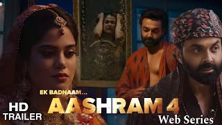 Ek Badnaam Aashram Season 4  Official Trailer  Aashram Web Series Season 4  Review Reaction [upl. by Burner]