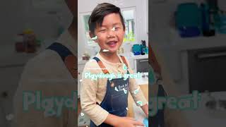 Two Ingredients Playdough Edible and Taste Safe [upl. by Nohsar]