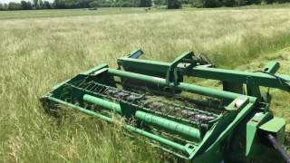 Cutting hay with a 4020 [upl. by Amikahs]