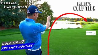 ESTABLISHING A CONSISTENT PRESHOT ROUTINE  Paddys Golf Top 27  Padraig Harrington [upl. by Baptist757]