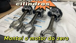 Ford Ka 3 Cilindros  Montagem Do Motor Completo [upl. by Lietman132]