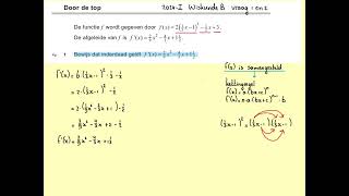 2024I Door de top vraag 1 en 2 havo wiskunde B [upl. by Orten]
