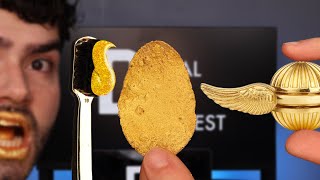 Does GOLD ASMR Snacks Cause Cavities  shorts mukbang [upl. by Iew476]