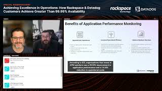 Excellence in Operations How Rackspace amp Datadog Customers Achieve Greater Than 9999 Availability [upl. by Coney]