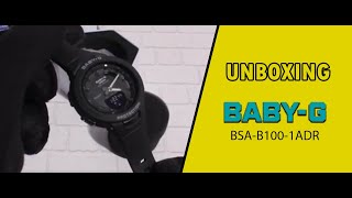 JAM TANGAN CASIO BABYG BSA B100 1ADR  BSAB1001ADR UNBOXING  GROSIRJAMTANGANCOM [upl. by Branen406]