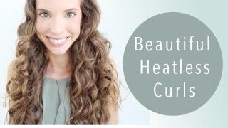 HOW TO HEATLESS CURLS With flexi rods [upl. by Boorman]