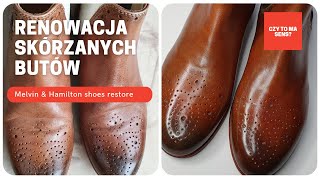 Renowacja butów Melvin amp Hamilton Odnawianie skórzanych butów Renovation shoes Melvin amp Hamilton [upl. by Nyrat]