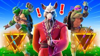 The SECRET Ninja Turtle HIDEOUT Challenge Fortnite [upl. by Dituri]