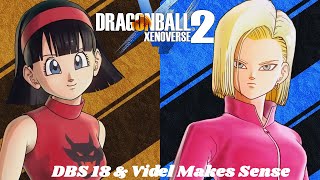 DBS Videl amp DBS 18 Makes Sense They Are NOT Reskins DragonBall Xenoverse 2 DLC 17 Discussion [upl. by Enamrahs]