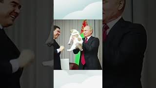 Vladimir Putin petting dog [upl. by Ehrsam]