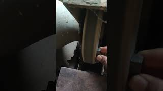 Surface Removal from Metal Sheet  Abrasive wheel cutter shorts youtubeshorts shortvideo viral [upl. by Yarak]