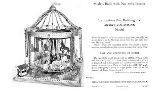 Time Lapse Video  Building a MerryGoRound Gilbert Erector Set [upl. by Neik318]