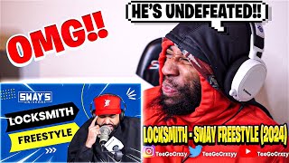 MY GOODNESS LOCKSMITH Sets Fire to the Mic Freestyle of the Year 🔥  SWAYS UNIVERSE REACTION [upl. by Eiramrefinnej298]