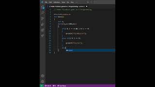 Make FizzBuzz game in C programming CProgrammingTech [upl. by Ahsenod]