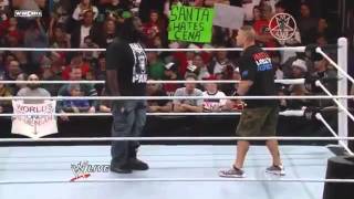 kane returns and attacks john cena  12192011 RAW [upl. by Otxilac659]