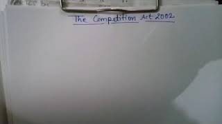 Competition Act 2002  Part 1  Overview  Brief Introduction in Hindi [upl. by Meit501]