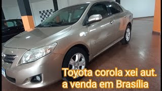 Toyota corola 2011 xei auta venda em Taguatinga DF loja [upl. by Launamme815]