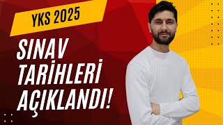 YKS 2025 Sınav Tarihleri Açıklandı  Yol Haritası Nasıl Olmalı [upl. by Albertina]