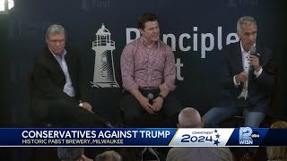 Conservatives meet in Milwaukee to speak out against Donald Trump [upl. by Nilak314]