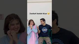 Jazbat badal diye 🥹 explorewithabeera funny comedy siblings [upl. by Anyahs263]