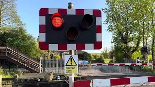 Crediton Station Level Crossing Devon Saturday 20042024 [upl. by Jeniffer241]