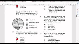 Cape Caribbean Studies Paper 1 20202015 Solutions [upl. by Kotz]