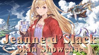 Granblue Fantasy Skin Showcase Jeanne dSlack [upl. by Ymac]