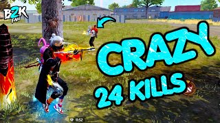 B2K Fan EPIC SOLO VS SQUAD 24 KILLS CRAZY GAMEPLAY  WIPING OUT SQUADS [upl. by Milena]