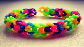 ♡ Браслет quotНЕОБЫЧНЫЙ РЫБИЙ ХВОСТquot ♡ Как плести БРАСЛЕТ из резинок ♡ RAINBOW LOOM ♡ FISHTALE ♡ [upl. by Anivel482]