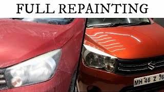 full repaint of maruti suzuki celerio  car care automobiles [upl. by Adnilema]