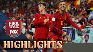 Spain vs Costa Rica Highlights  2022 FIFA World Cup [upl. by Sidras]