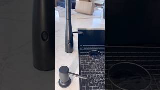 new touchless faucet and all new matte black fixtures on this kitchen remodel like a real plumber [upl. by Papageno935]