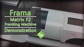 Franking Machines  Frama Matrix F2 Franking Machine [upl. by Nakasuji]