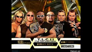 Hardy Boyz vs Dudley Boyz vs Edge amp Christian  TLC Match  WrestleMania 17  Highlights [upl. by Lennon]