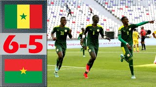 Senegal vs Burkina Faso Highlights  Africa Cup of Nations U17  AFCONU17 2023 SF  5142023 [upl. by Christabella]