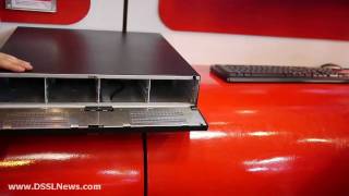 Hikvision new NVR 16ch 8HDD HotSwap RAID5 DSSLNews IFSEC2010 [upl. by Luba]