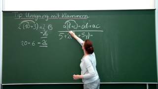 MATHE BASICS plus Tipps im Umgang mit Klammern [upl. by Redlac241]