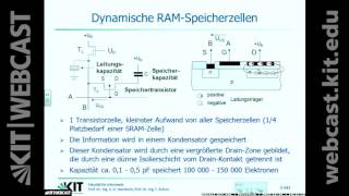 14 Speichertypen SRAM DRAM PLA Laufzeuteffekte Inverter Totzeitglied [upl. by Raddy]