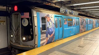 R160B Siemens E Train with Primark Ad Wrap Action [upl. by Tarfe]