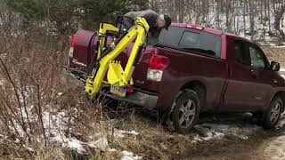 MyDiggerToo Backhoe Mounts to Any PickUp Truck [upl. by Aiki]