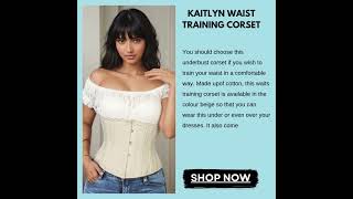 Look Beautiful in this stylish Waist Training Corset for a hourglass look [upl. by Ahsienyt]