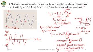 Part 2 Integrator amp Differentiator Circuit  Problems  Opamp  Basic Electronics [upl. by Nemzaj]