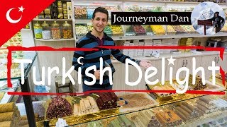 Turkish Delight so Many Types Pt1 Visiting Milenyum Shop in Istanbul [upl. by Evered451]