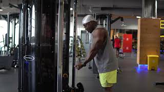 Reverse grip triceps cable pushdown  How to Perform [upl. by Aramak]