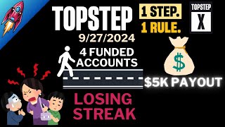 Bad Way to Lose  Trading Till I Get 5K Payout On 4 Topstep Express Funded Accounts [upl. by Adaynek308]