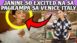 JANINE SO EXCITED NA SA PAGRAMPA SA VENICE ITALY [upl. by Aivalf]